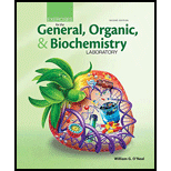 Exercises for General, Organic, and Biochemistry Lab (Looseleaf)