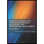 Improving Instruction Through Supervision, Evaluation, and Professional Development