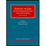 Conflict of Laws - Cases and Materials