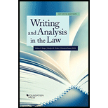 Writing and Analysis in the Law