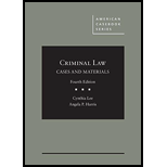 Criminal Law, Cases and Materials