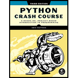 Python Crash Course, 3rd Edition
