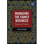 Managing the Family Business: Theory and Practice