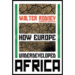 How Europe Underdeveloped Africa