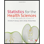 Statistics for the Health Sciences