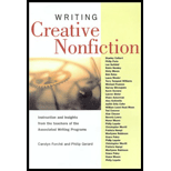 Writing Creative Nonfiction: Instruction and Insights from Teachers of the Associated Writing Programs