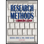 Research Methods and Communication