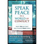 Speak Peace In A World Of Conflict