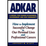 Adkar: A Model for Change in Business, Government and our Community