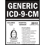 Generic ICD-9-CM 2012, Vols 1,2 and 3: Hospital Version