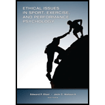 Ethical Issues in Sport, Exercise, and Performance Psychology