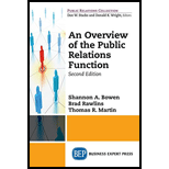 Overview of The Public Relations Function