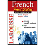 Larousse Pocket Student Dictionary French-English / English-French