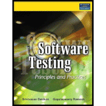 Software Testing: Principles and Practice