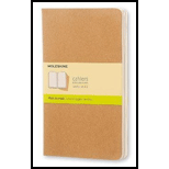 Moleskine Cahier Journal, Plain (3 Pack)