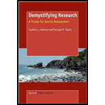 Demystifying Research