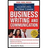 McGraw-Hill 36-Hour Course in Business Writing and Communication