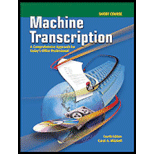 Machine Transcription-Short... - With 2 CD's