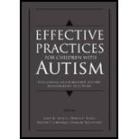 Effective Practices for Children With Autism
