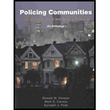 Policing Communities: Understanding Crime and Solving Problems: An Anthology