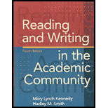 Reading and Writing in Academic Community
