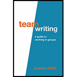 Team Writing: Guide to Working in Groups