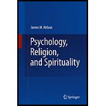 Psychology, Religion, and Spirituality