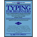 Typing for Beginners: A Basic Typing Handbook Using the Self-Teaching, Learn-at-Your-Own-Speed Methods of One of New York's Most Successful Business Schools