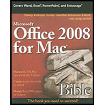 Microsoft Office 2008 for MAC Bible