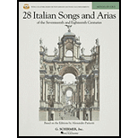28 Italian Songs & Arias of the 17th & 18th Centuries - Medium Low Voice - With Code