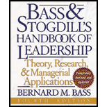 Bass Handbook of Leadership (Revised and Updated)