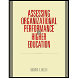 Assessing Organizational Performance in Higher Education