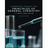 Laboratory Manual for Principles of General Chemistry, WileyPLUS Single-term