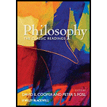 Philosophy: The Classic Readings