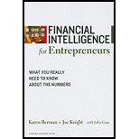 Financial Intelligence for Entrepeneurs