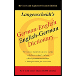 Langenscheidt's German-English / English-German Dictionary