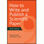 How to Write and Publish a Scientific Paper,