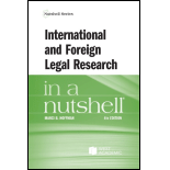International and Foreign Legal Research in a Nutshell