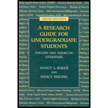 Research Guide for Undergraduate Students