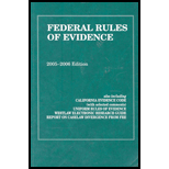 Federal Rules of Evidence, 2005-2006 - Text