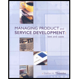 Managing Product and Service Development