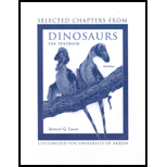 Dinosaurs Selected Chapters (Custom)