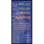 Pocket Guide to Public Speaking and Essential Guide to Group Communication and Essential Guide to Interpersonal Communication