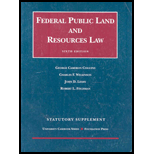 Federal Public Land and Resource Law-07 Supplement
