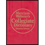 Merriam-Webster's Collegiate Dictionary - Indexed