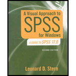 Visual Approach to SPSS for Windows: A Guide to SPSS 17.0