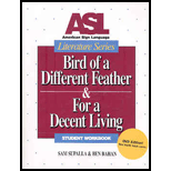 ASL Literature Series: Bird of Different Feather and For a Decent Living - Workbook - With DVD