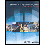 Operations and Supply Chain Management for the 21st Century