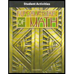 Fundamentals of Math Student Activities