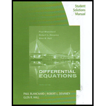 Differential Equations-Student Solution Manual